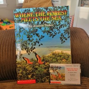 "Where the Forest Meets the Sea" book by Jeannie Baker with audio cassette